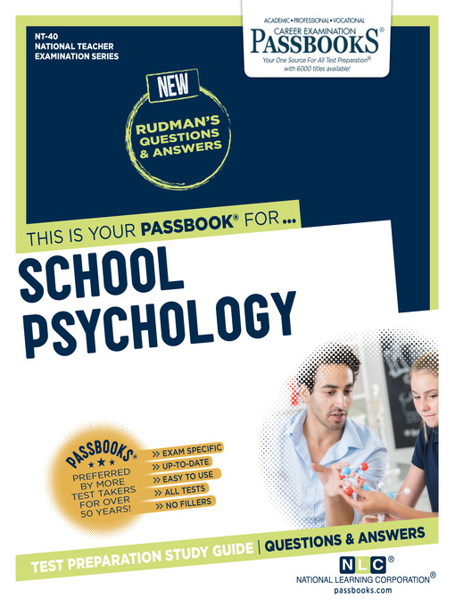 Title details for SCHOOL PSYCHOLOGY by National Learning Corporation - Available